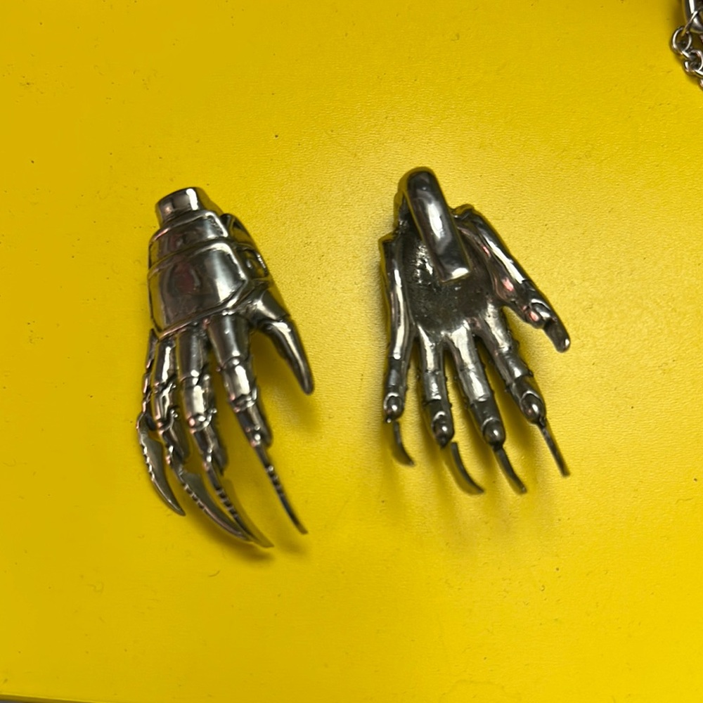 Freddy Krueger nightmare on elm st glove earweights earrings